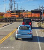 CROSSING IN FRONT OF ME